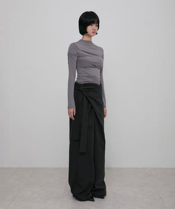 Layered Wrap Trousers